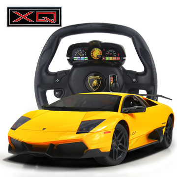信宇XQ超大兰博基尼方向盘遥控车充电动遥控汽车儿童玩具车赛车模