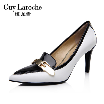 Guy Laroche 姬龙雪专柜同步真皮女鞋 女士优雅单鞋 GH14A0500424