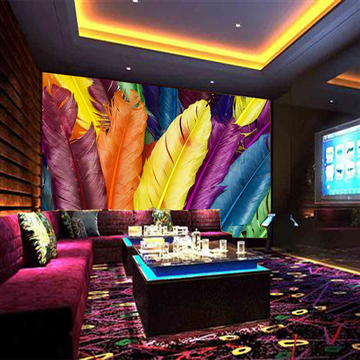 个性3d欧式墙纸天天特价羽毛时尚KTV 酒吧客厅卧室壁纸大型壁画