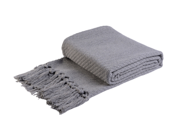 软装样板房别墅高档灰色多色羊毛搭毯沙发办公室电视空调搭巾床巾