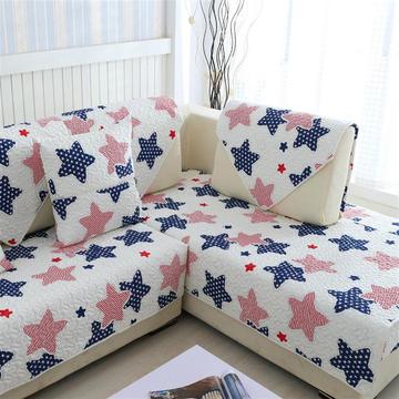 新款欧洲之星沙发垫纯棉斜纹面料防滑底支持