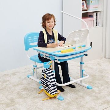 儿童学习桌椅套装可升降 小学生书桌写字桌椅课桌台组装