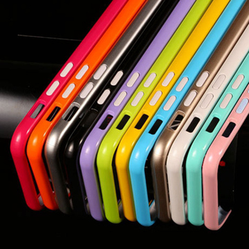 iphone6s拼色塑料边框苹果6S专用手机边框6S上下拼色全包壳 防撞
