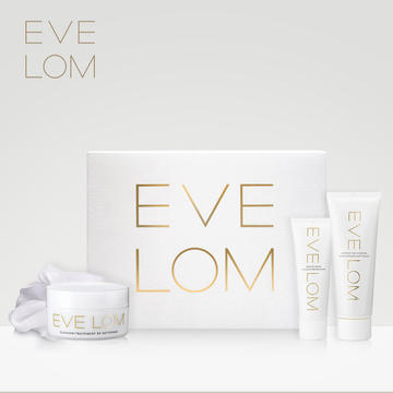 EVE LOM经典洁颜体验套装 深层清洁 提亮肤色 温和舒缓