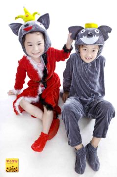 灰太狼红太狼动物服 儿童舞蹈幼儿园舞台演出服 六一儿童节促销