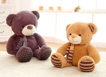 抱抱熊泰迪熊毛绒玩具熊布娃娃熊公仔大号1.6米1米玩偶可爱
