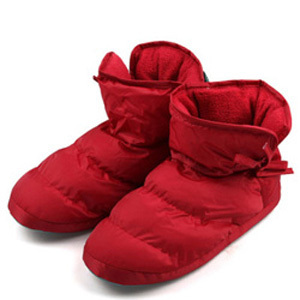 韩国冬季可爱居家羽绒棉拖鞋男女情侣全包跟月子鞋厚底保暖家居鞋