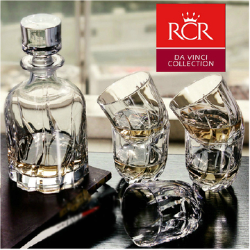意大利原装进口RCR特价水晶威士忌酒杯套装 欧式洋酒杯礼盒礼品