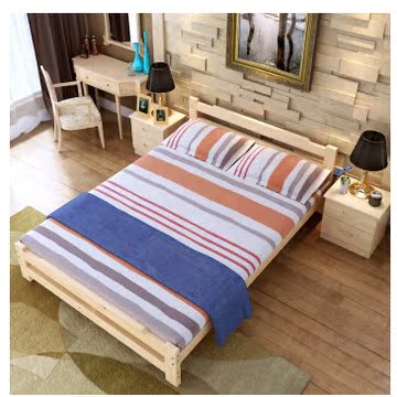 特价纯实木床简约成人单人床双人床1.5米1.8米大床实木床1.2包邮