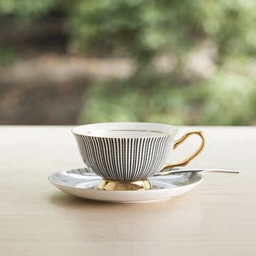 创意复古咖啡杯碟套装高档欧式骨瓷咖啡杯陶瓷杯子下午茶茶具包邮