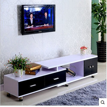 现代电视柜简约伸缩茶几电视柜组合影视柜经济环保木质电视柜