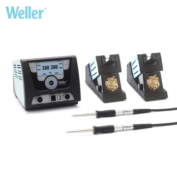 德国品牌进口WELLER威乐WX2020双通道数显恒温大功率焊台调温电
