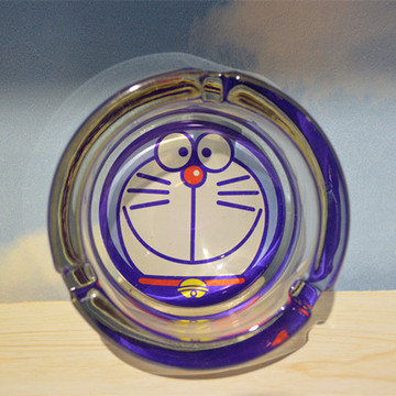哆啦A梦烟灰缸/小叮当 机器猫玻璃烟灰缸
