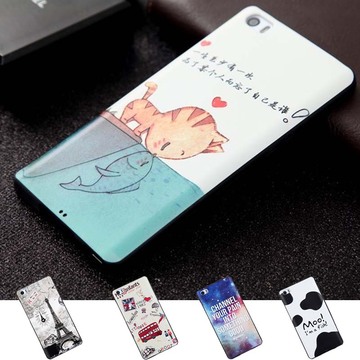 新品MIUI/小米保护壳软胶小米note硅胶套全包边浮雕彩绘手机外壳