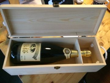 大瓶装红酒盒1.5L红酒木盒高档单支装1500ml红酒木盒定做印logo