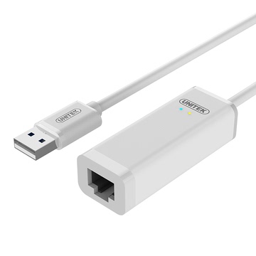 优越者(UNITEK)百兆有线网卡 USB转RJ45网线转换器白色 Y-1468WH