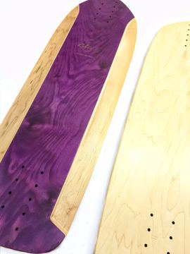 Rebirth长板 原木色 紫 速降板 fr板 dh板 专业全加枫板面