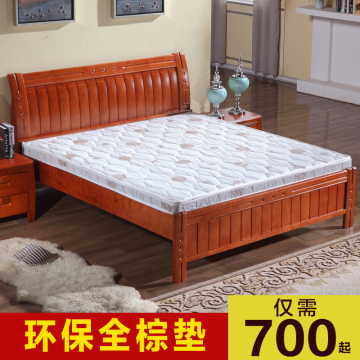 床垫天然山棕席梦思超静音单人双人床垫1.8米1.5米全棕垫子可拆洗