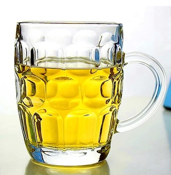 特价 时尚创意透明大号茶杯 玻璃杯 扎啤杯 牛奶杯 啤酒杯子 水杯