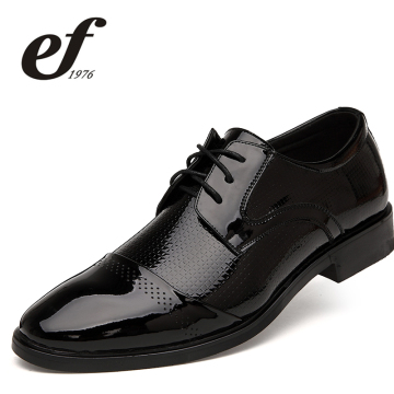 EF1976正品春夏男士商务正装皮鞋透气特大码男鞋45 46 47 48尺码