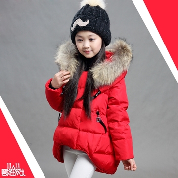 童装2016新款女童冬季中长款儿童外套韩版公主加厚棉袄小女孩棉衣