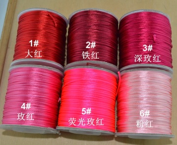 中国结绳子玉线diy手工编织线编手链专用线1.5mm韩丝7号红绳批发