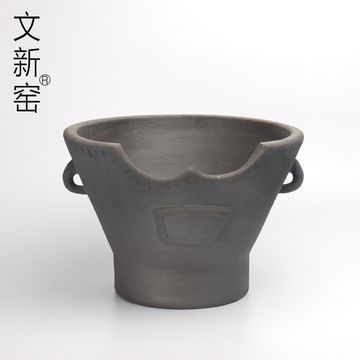 【文新窑】铁敞口炉 炖茶器 紫砂茶炉 酒精煮茶炉三件套