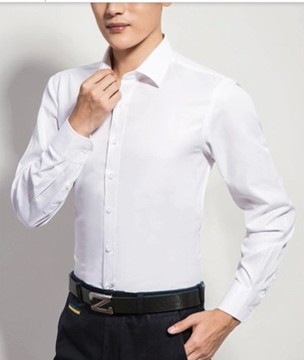 秋季男士衬衫包邮白色修身长袖衬衣冬季商务免烫职业正装韩版男装