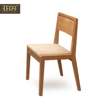 亚的丨纯实木餐椅全白蜡木椅子餐桌椅餐厅组合家具现代简约