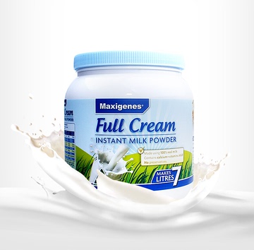 澳洲代购 MAXIGENES FULL CREAM 蓝胖子成人奶粉全脂高钙+维生素