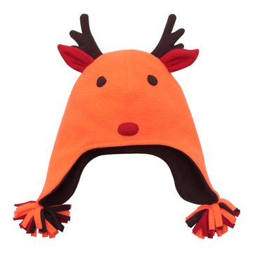 小鹿儿童保暖帽 冬季双层加厚保暖帽