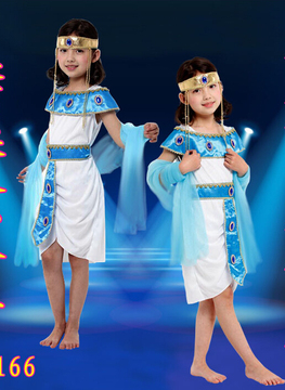 万圣节化妆晚会儿童埃及公主裙罗马公主服幼儿奇幻派对公主服表演