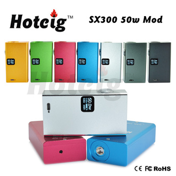 hotcig制造 SX 300 MOD YIHI芯片重力感应 7-50W MOD 大功率方案