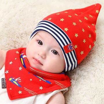 包邮韩版婴儿帽子宝宝套头帽秋冬季宝宝帽新生儿童帽婴幼儿护耳帽