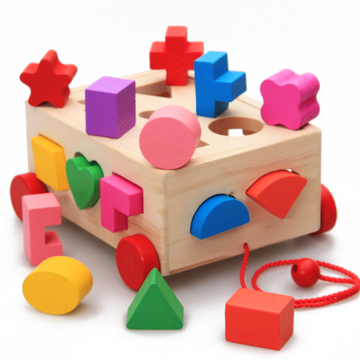 十三孔十五智力盒形状配对积木0-3岁形状 宝宝儿童 益智玩具