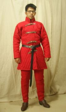 棉甲 武装衣 中世纪骑士盔甲内衬 锁子甲 板甲 加厚