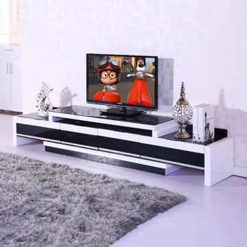 电视柜 烤漆 现代简约电视柜 中式客厅家具可伸缩电视柜子