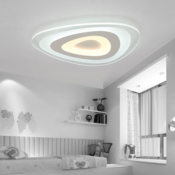 超薄房间卧室灯具个性客厅灯简约现代餐厅灯创意LED吸顶灯书房灯