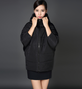 冬装韩版新款厚棉服学生中长款棉衣女宽松大码面包服外套潮蝙蝠袖