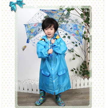 包邮 儿童雨衣雨披男童女童宝宝学生雨衣可配雨鞋 5款环保雨衣