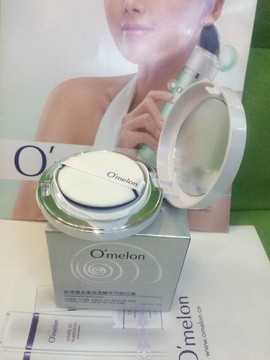 韩国omelon欧漫露化妆品蜗牛气垫CC霜薄裸美白遮瑕保湿正品包邮