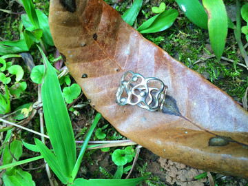 泰国925银手工银 精巧简约素银情侣戒指 足银指环对戒