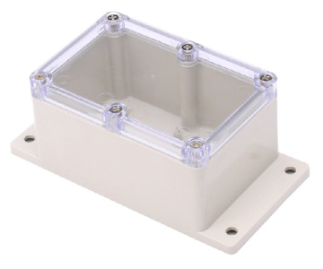 120*81*65mm塑料透明盖仪表电缆盒 ABS电气防水盒端子接线盒批发