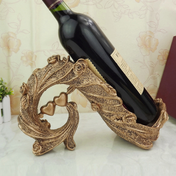 欧式创意红酒架摆件葡萄酒架子 客厅餐厅吧台酒柜装饰品乔迁礼品