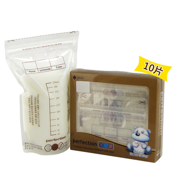 韩国小白熊母乳储存袋/储奶袋 保鲜袋 纳米直角型 10片装 09206