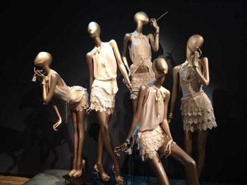 新款 服装店模特道具女站模坐模橱窗人台假人女全身服装展示模特