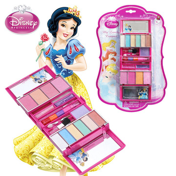 迪士尼公主正品彩妆盒儿童化妆品套装礼盒女孩4-8岁女孩生日礼物