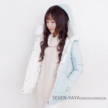 韩国代购2015冬装新款加厚面包服女棉服可爱学生短款羽绒棉衣外套