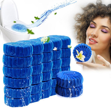 超长持久耐用蓝泡泡马桶清洁剂厕所杀菌除臭30个装