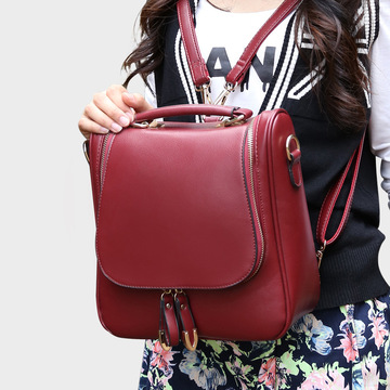 ZYA2016新款双肩包韩版通用学生书包 旅行女背包多功能大容量女包